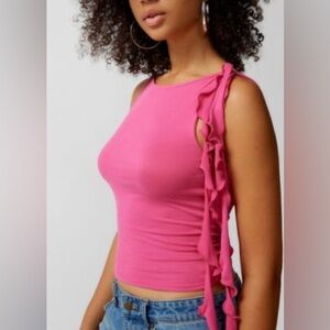 NWOT UO Kimchi Blue Maxine Ruffle Tank Top